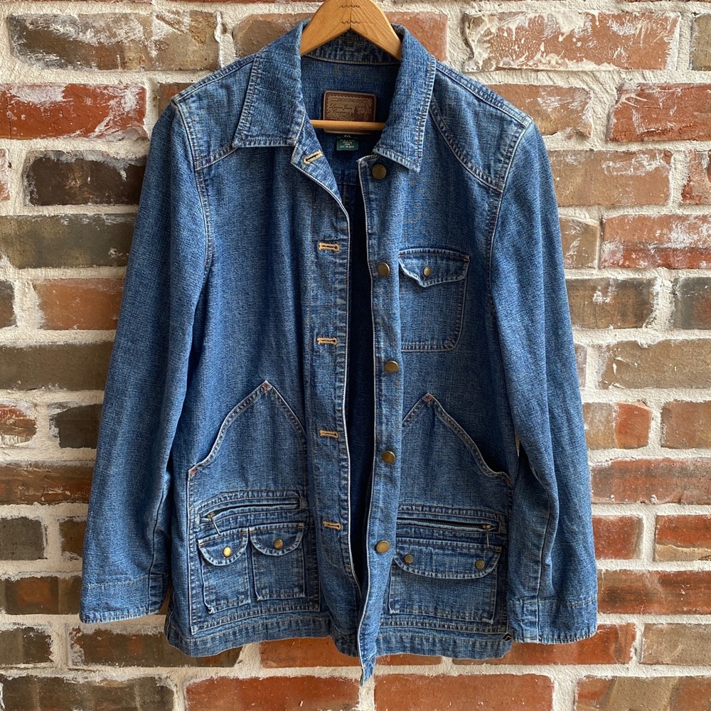 Ralph Lauren Jeans Company Denim Utility Barn Chore 90s Jacket Size P/L